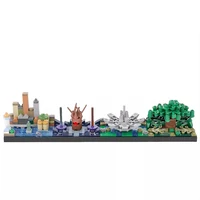 Bricklink Movie Avatar The Last Airbender and The Legend of Korra Architecture Skyline Street View Building Blocks Kid Toys Gift 2