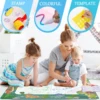 100x80CM Magic Water Drawing Doodle Mat With Reusable Magic Pens Coloring Painting Board Montessori Educational Toys Kids Gifts 4