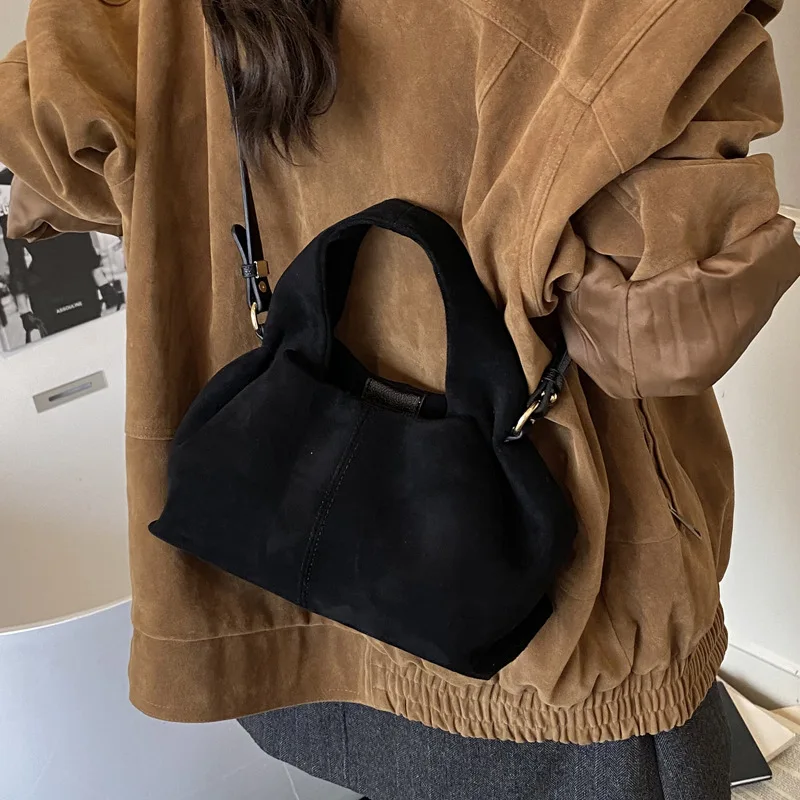 Ladies' Cloud Handbag Autumn New Fashion Dumpling Bun French Texture Shoulder Bag