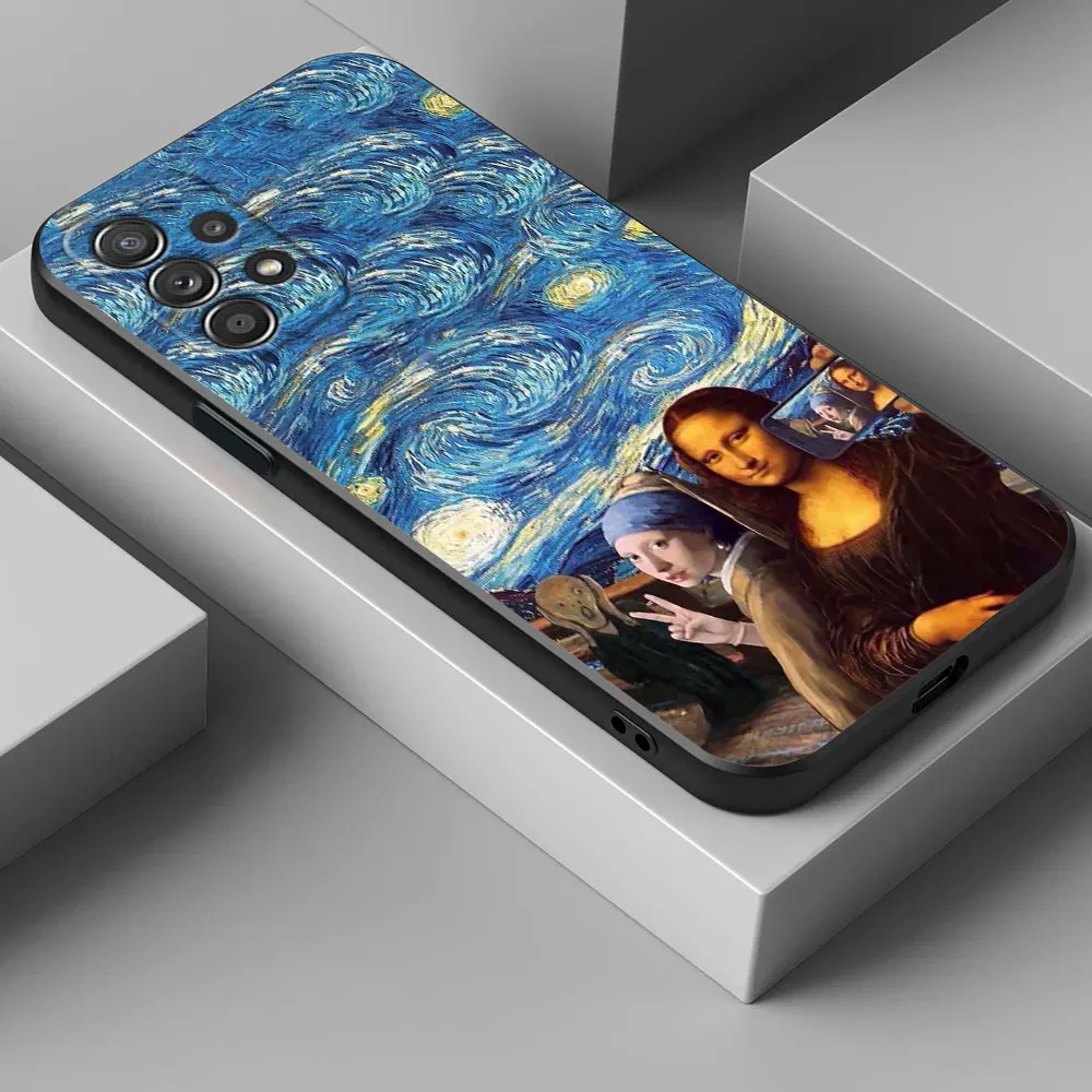Van Gogh Starry Night Oil Painting Design Phone Case Cover