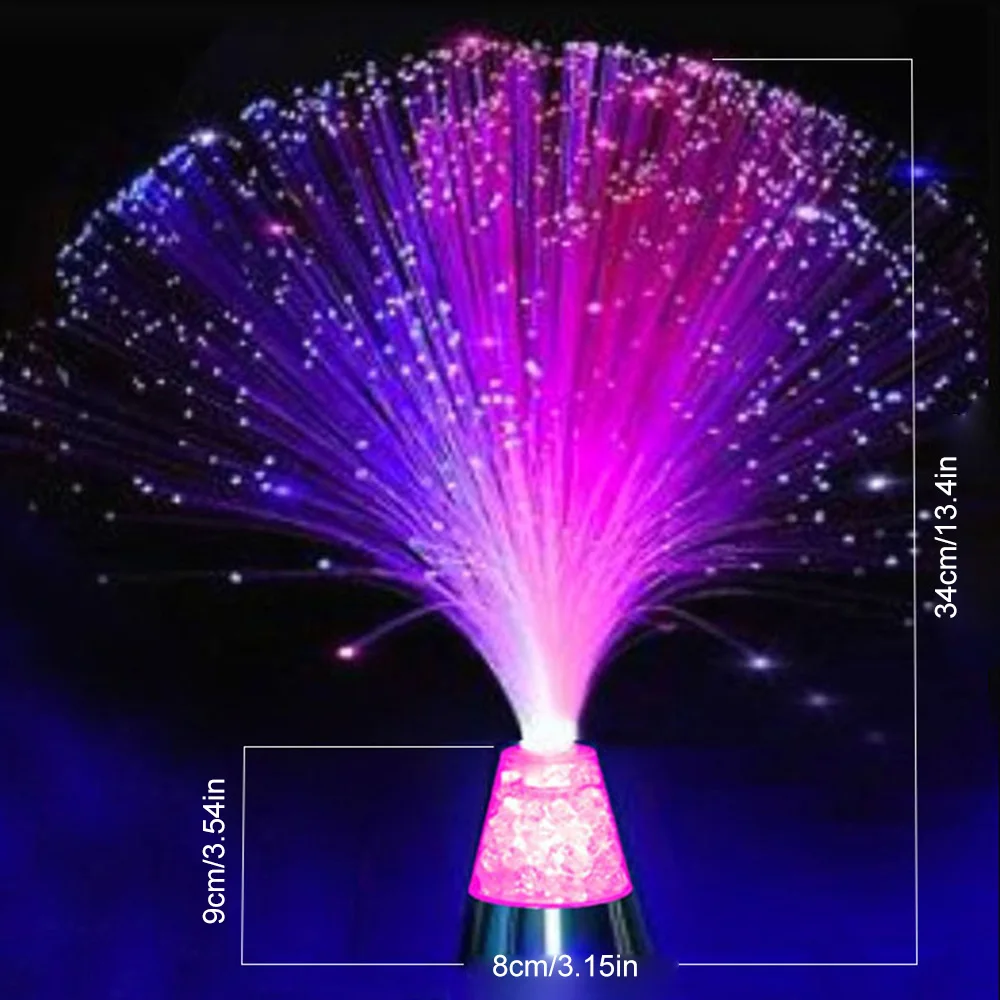 Atmosphere Party Colorful Mini Gift Festival Starry Sky Wedding Led Color Changing Stage Fiber Optic Lamp For Home Decoration fiber optic lamp