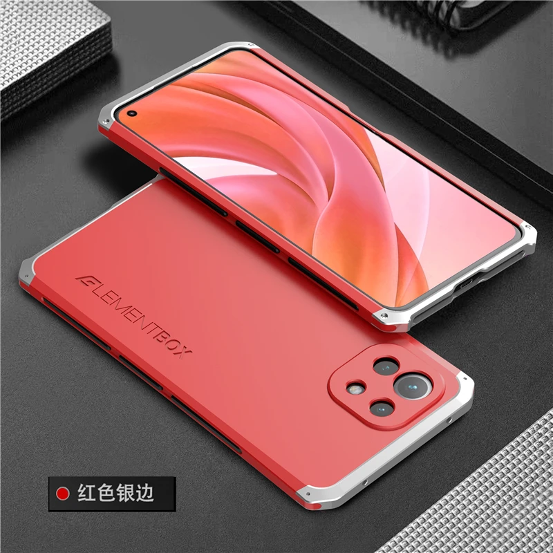 Funda de teléfono para Xiaomi Mi 11 Lite 5G (6.55 pulgadas), KJYF a prueba  de golpes para Xiaomi Mi 11 Lite 5G, contraportada transparente