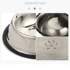 Cat Feeding Stainless Steel Pet Bowl Feed Water Food Bowls Multi-Specification Dog Cat Feeder Pet Supplies Dog Bowl 3