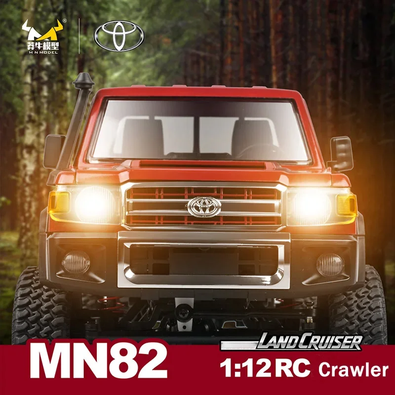 1:12 MN Model MN82 RC Car 2.4G RTR Version 4WD 280 Motor Proportional Off-Road Remote Control Crawler toys For Boys Gifts 5