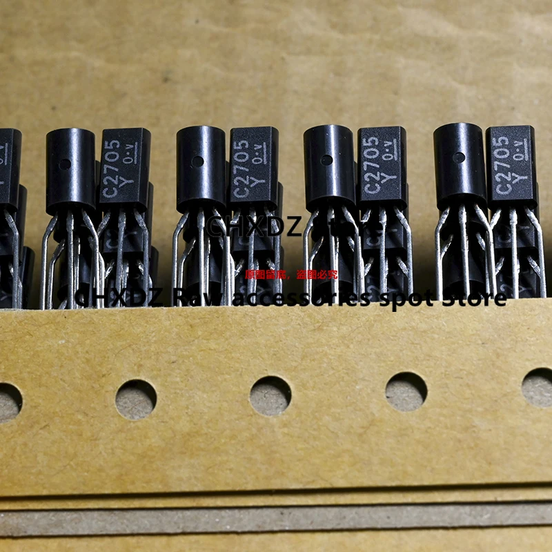 TOS 2SA1145 2SC2705 A1145 C2705 Y TO-92L Non magnetic copper feet BJT Transistor 1 pair
