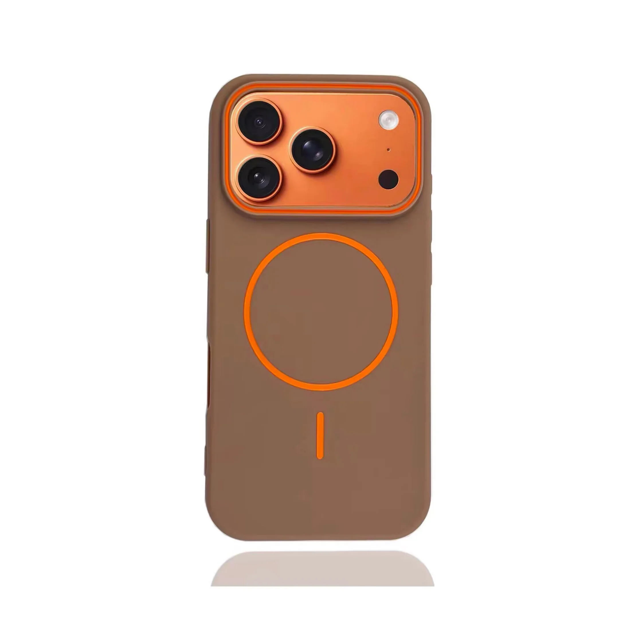 Luxury Matte Soft Magnetic Case with Wireless Charging Compatibility