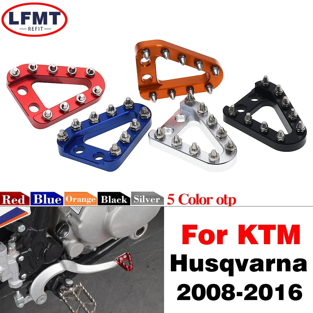 Bremspedal Stufenplatte Für KTM EXC EXCF XC XCF XCW 125 250 300-500 2017-2025