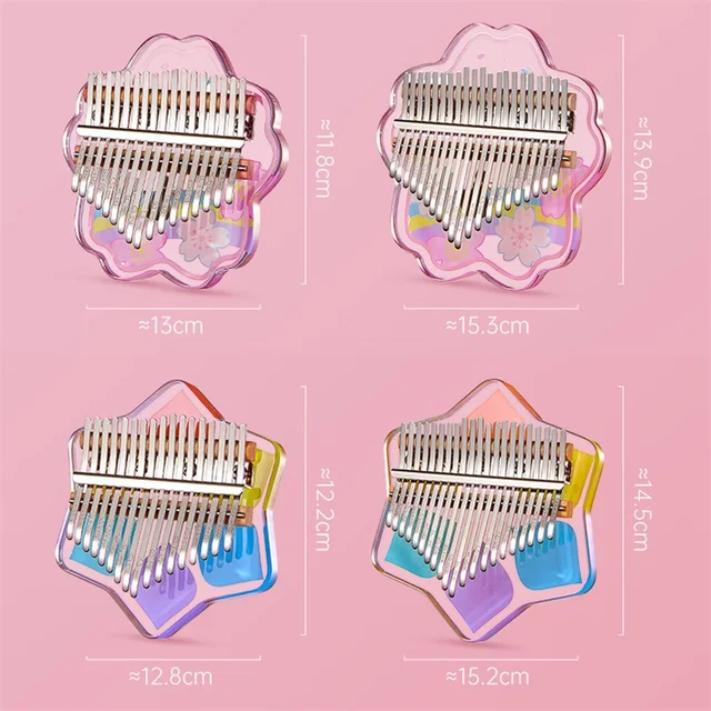 Kalimba 17 Tasti IECO - Strumento Musicale Portatile Con Custodia E Manuale, Perfetto Per Principianti - Foto 7