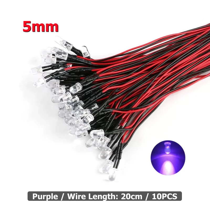 ตัวเลือกสินค้า หลากสี LED สำหรับรถโมเดล RC