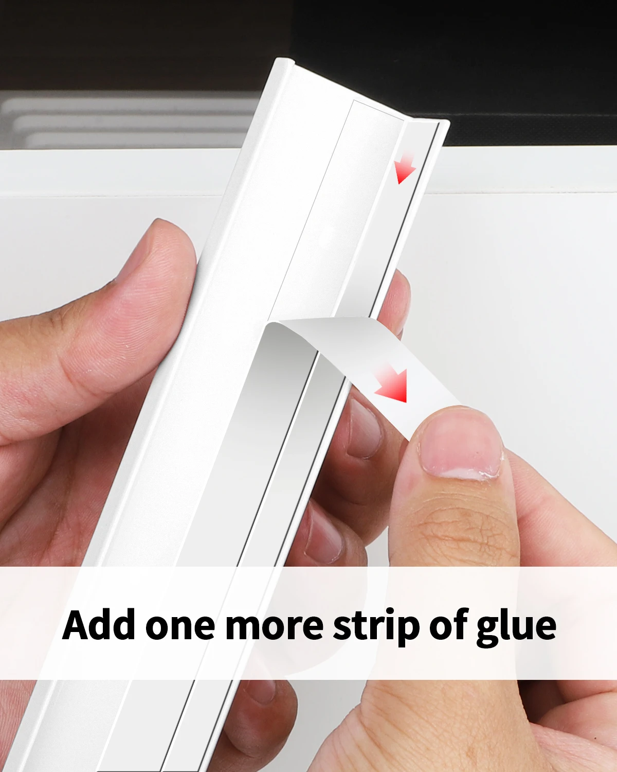 Drawer Self Adhesive Knob Silvery Stick on Handles Concealed Cabinet Handles Drawer Edge pulls Kitchen Fingerpulls