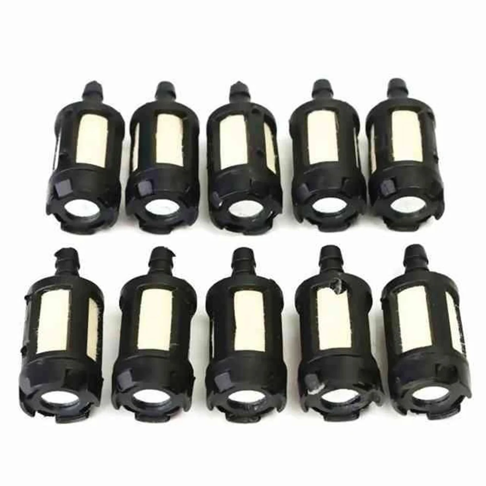

10pcs General Fuel Filter Garden Power Tools Grass Trimmer Chainsaw Accessories For 1/8" Inner Diameter Fuel Pipeline