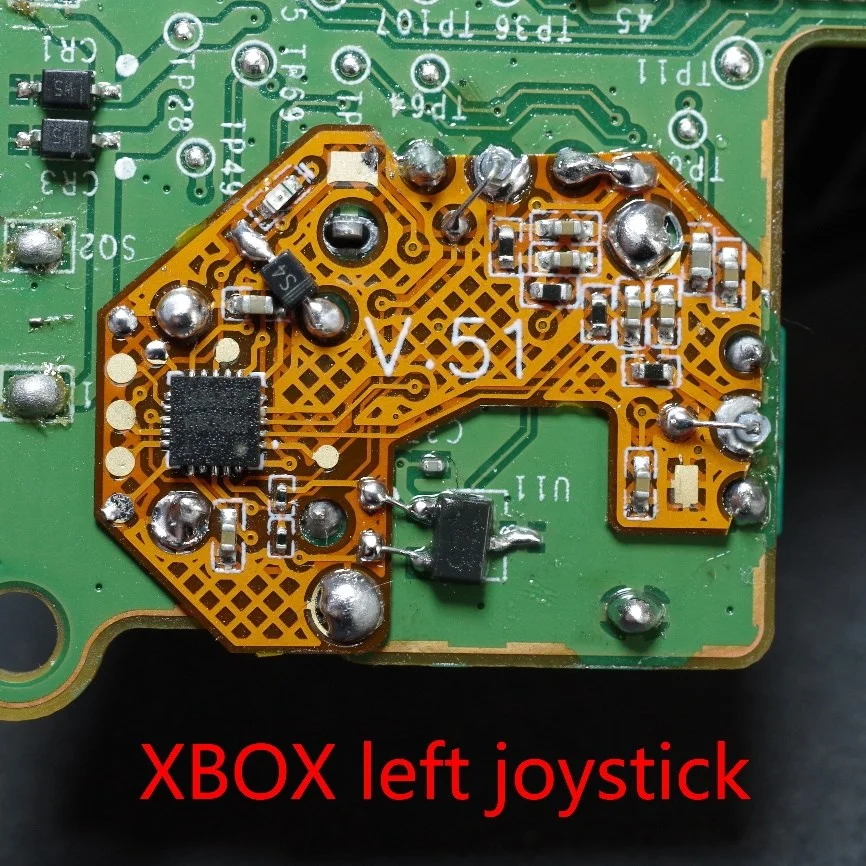 For PS4 PS5 XBOX Joystick Hall Driver Board Hall Effect PCB Gamepad Modification Can be calibrated by system after installation ps5 analog joystick