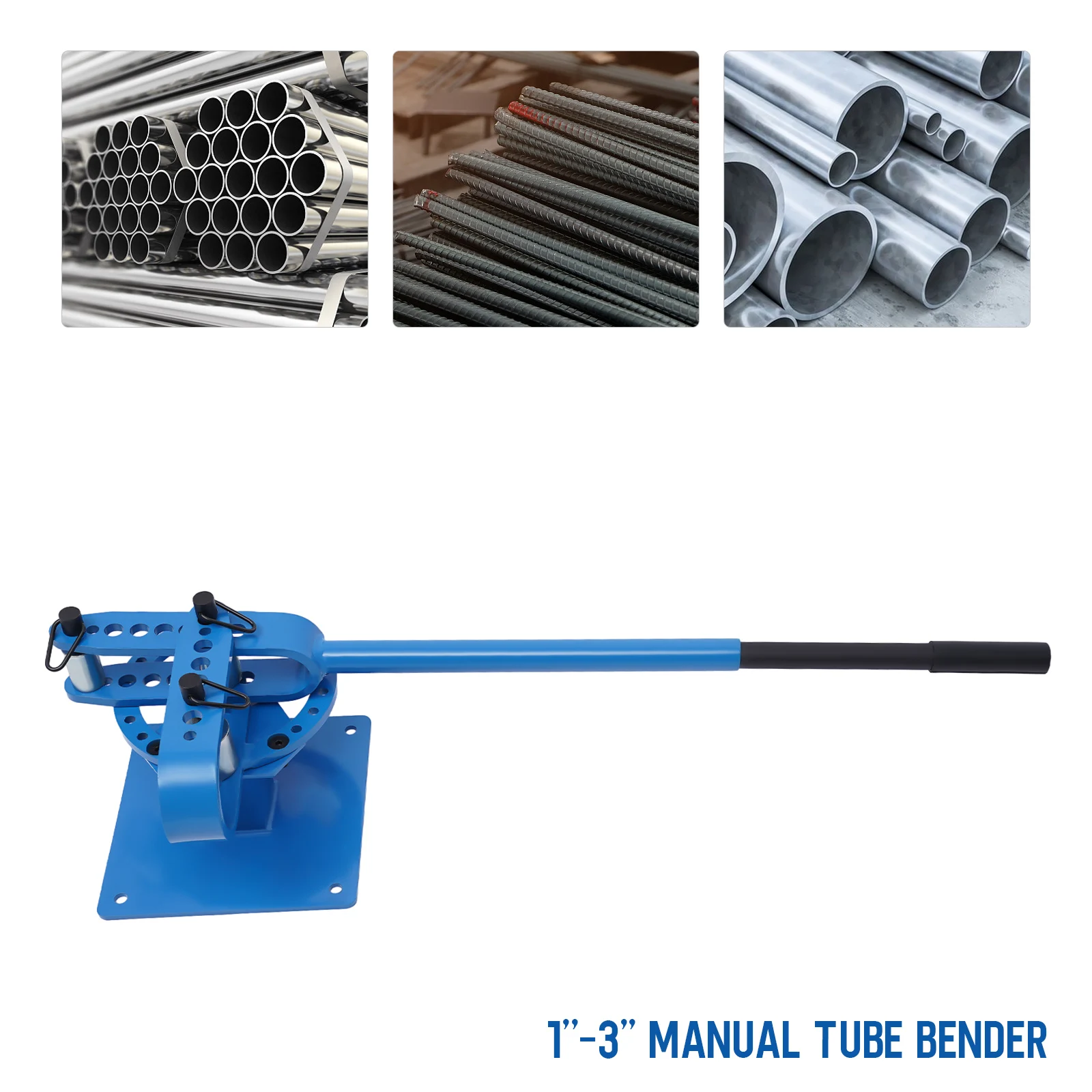Tube Bender Steel 1-3 Inch Extension Handle Set For Round or Square Bar