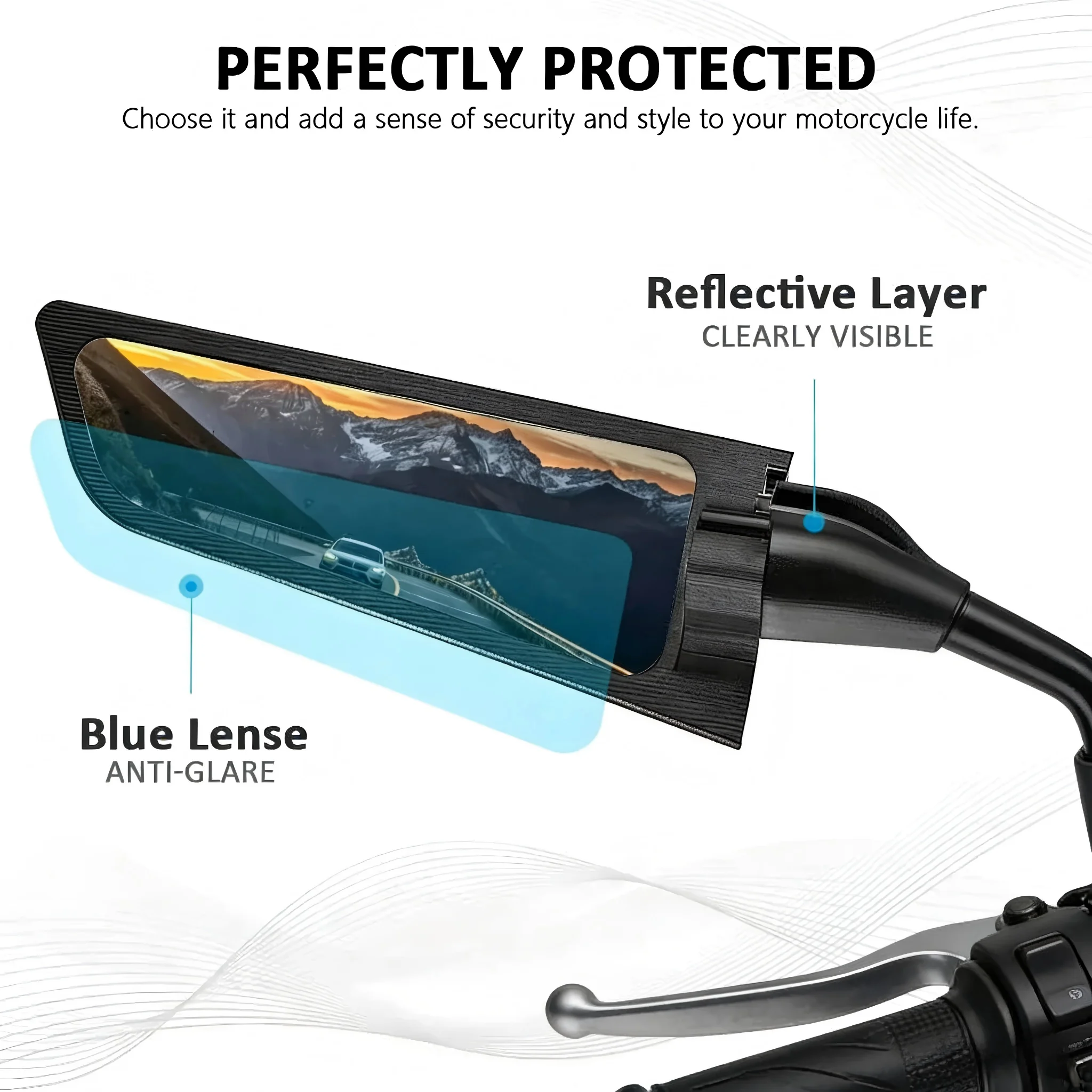 야마하 YZF R6 YZF-R6 LED 라이트가 있는 백미러 YZF R7 2021-2025 스포츠 윙렛 미러 조절 가능 회전 스텔스 미러