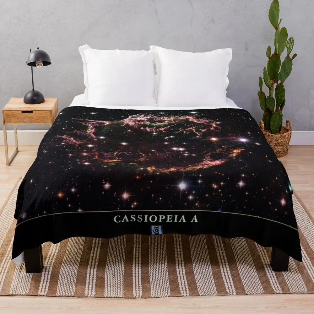 

Cassiopeia A Throw Blanket Flannels Stuffeds Luxury Designer Blankets