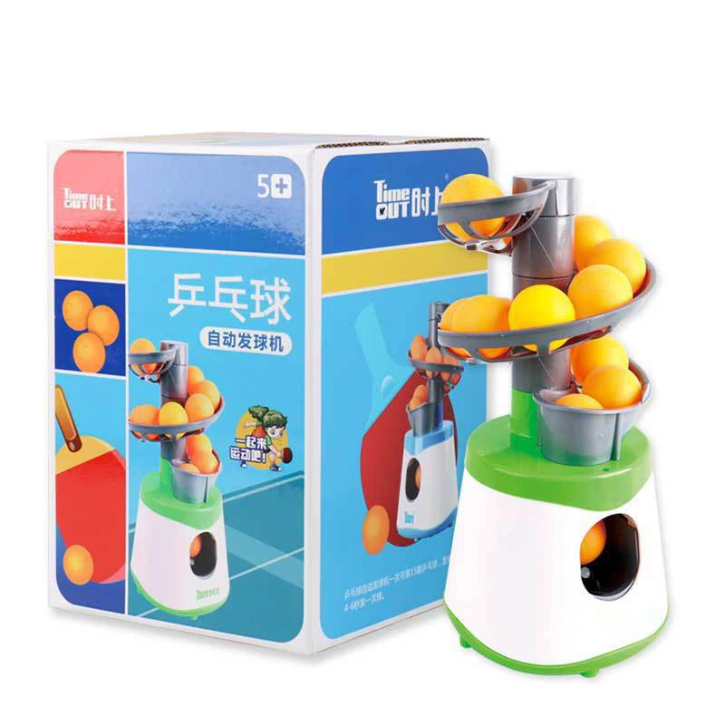 

QC116 table tennis automatic serving machine home accompaniment exercise device portable device children's new toy gift