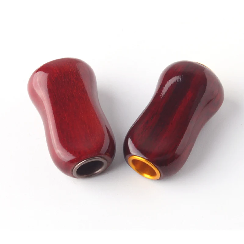 Ruke Wooden Fishing Handle Knobs Fishing Wheel Accessory Red Sandalwood Rosewood Materials  For Sh/Da  For Knob DIY High Quality