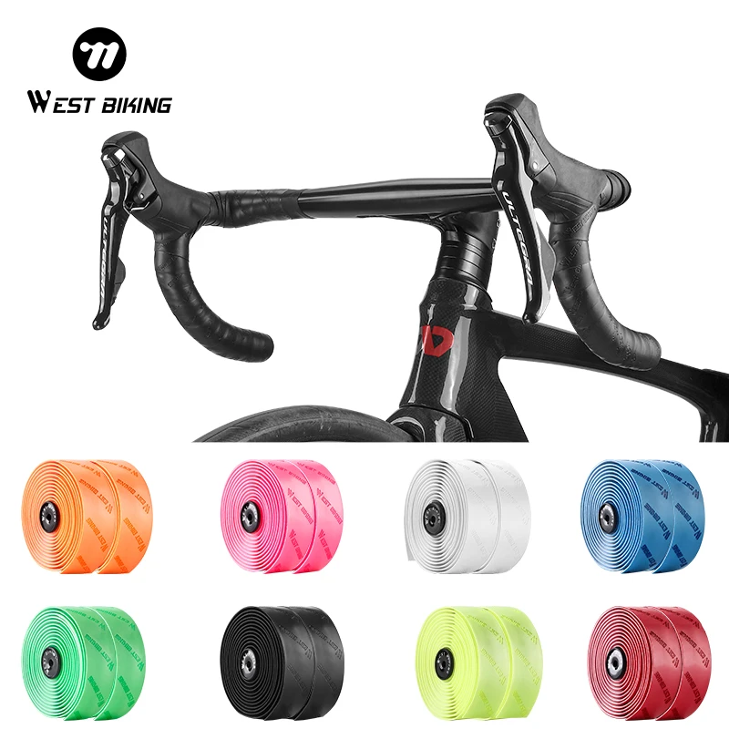 WEST BIKING Road Bike Handlebar Tape Lengthen MTB Road Bike Bar Tape Anti-Slip Shock-absorption Grip Bicycle Accessories bike handlebar tape