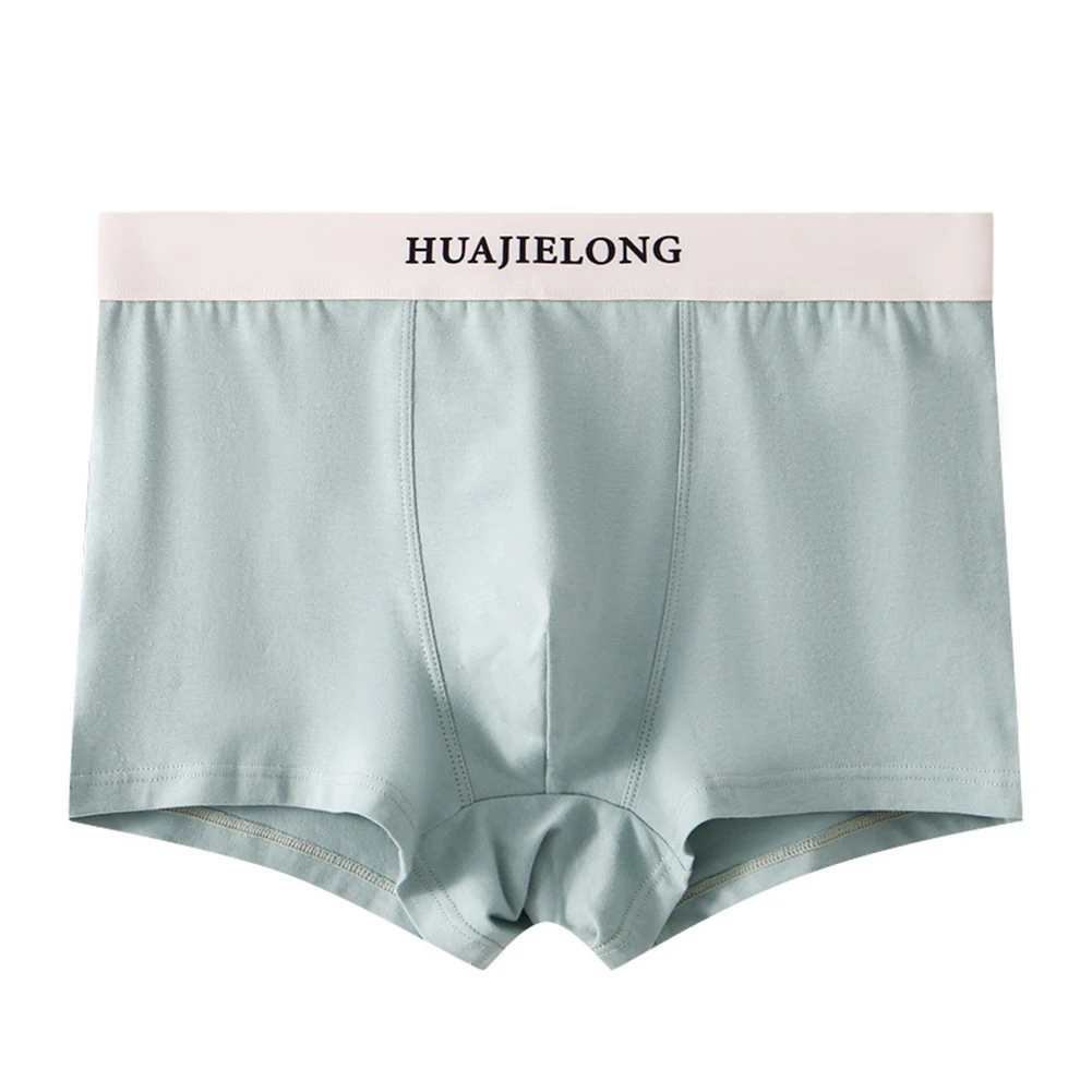 

Mens Boxer Briefs Underwear Cotton Breathable Oversized Solid Color Simply Fitness Sports Comfortable Underpants Beach Swimwear