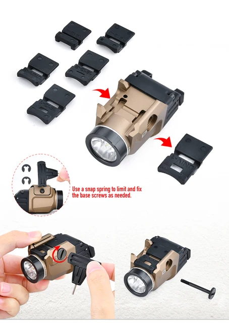 トイガン wadsn tlr7 WADSN TR-7 X Mounted Light 800Lumens Hunting Weapon Airsoft