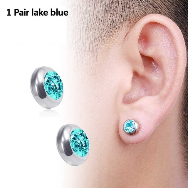 Pair Magnetic Slimming Earrings Weight Loss Body Relaxation Massage Slim Ear Studs Patch Health Jewelry Girls Women Best Gift