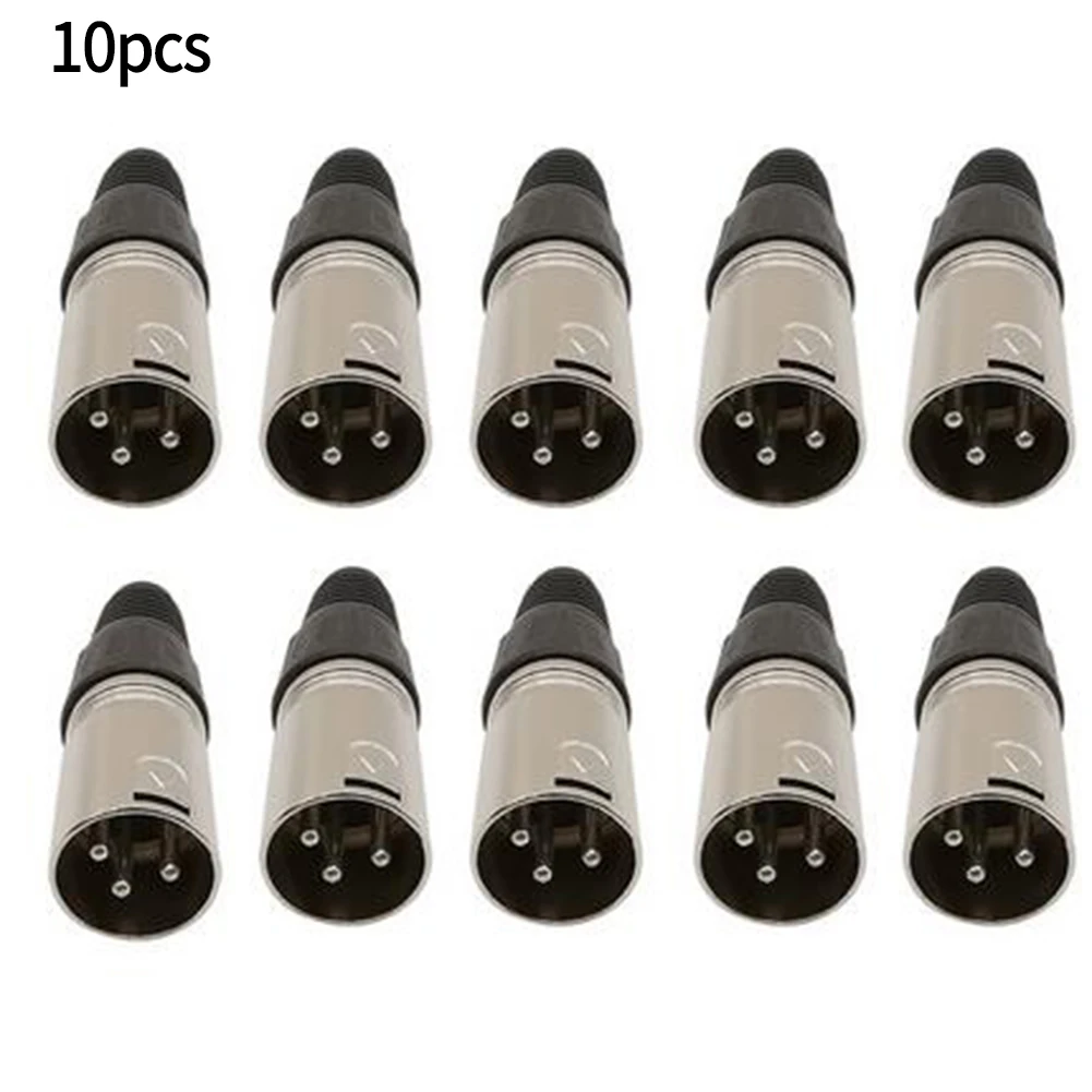 de áudio microfone conectores de cabo 10pcs
