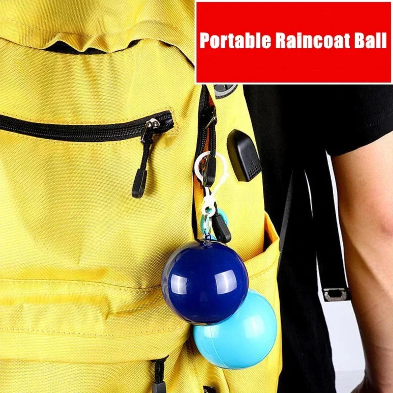 Keychain Disposable Rain Poncho 2
