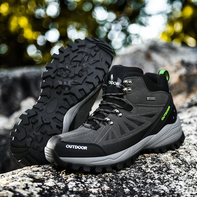 Zapatos de senderismo al aire libre para hombre, zapatillas de alpinismo,  calzado táctico de senderismo, botas de Camping para caminar, 2022 -  AliExpress