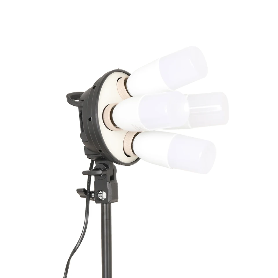 CanadianStudio 4-Socket Softbox Lighting Kit – Includes 2 Light Stands, 2 Heads, 2 Softboxes & Case (Bulbs Not Included)