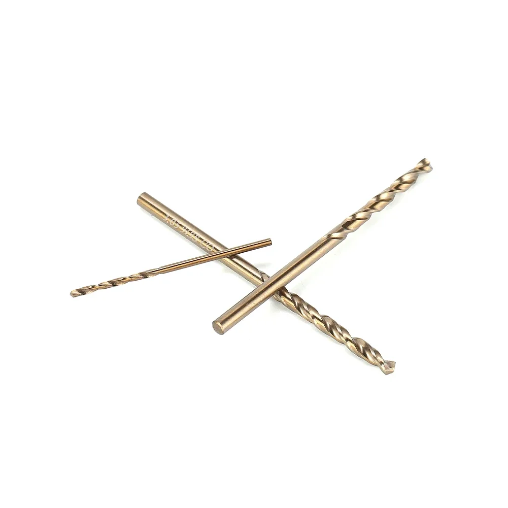 10pcs Drill Bit Handheld/Stationary Auger HSS M35 Cobalt 1mm 1.5mm 2mm 2.5mm 3mm  For Stainless Steel/High Tensile Steels 3
