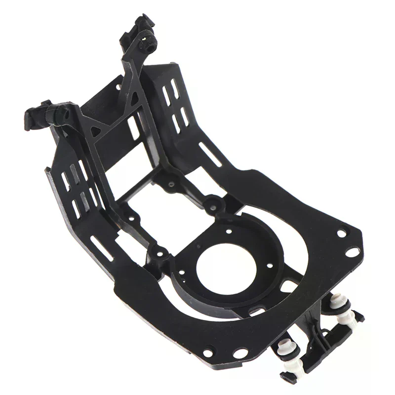 Plaque amortissante pour gimbal fixée sous un support caméra, réduisant les vibrations.