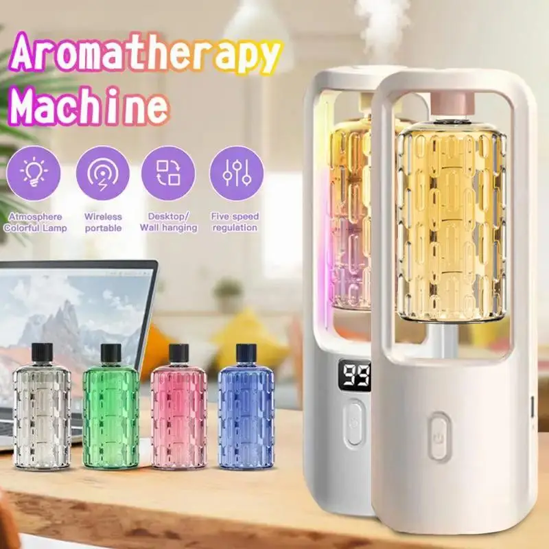 

Automatic Aromatherapy Diffuser, Aroma Diffuser, Rechargeable Air Freshener, Fragrance Vital Oil Diffuser for Bedroom and Office