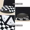 2023 New Mid-sized Child Boys And Girls Checkered Hat Baseball Caps Children's Hat Sunscreen Baseball Caps Fashion Popular Caps 3