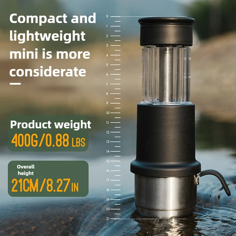 Portable Manual Coffee Machine Drip Coffee Machine Small Portable Capsule Outdoor Car Easy To Clean Rust-proof