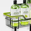 Drill-Free Bathroom Shelf Over Door Hanging Organizer Wall-Mounted Basket Rack Multi-Layer Shower Room Storage Shelf for Toilet 5