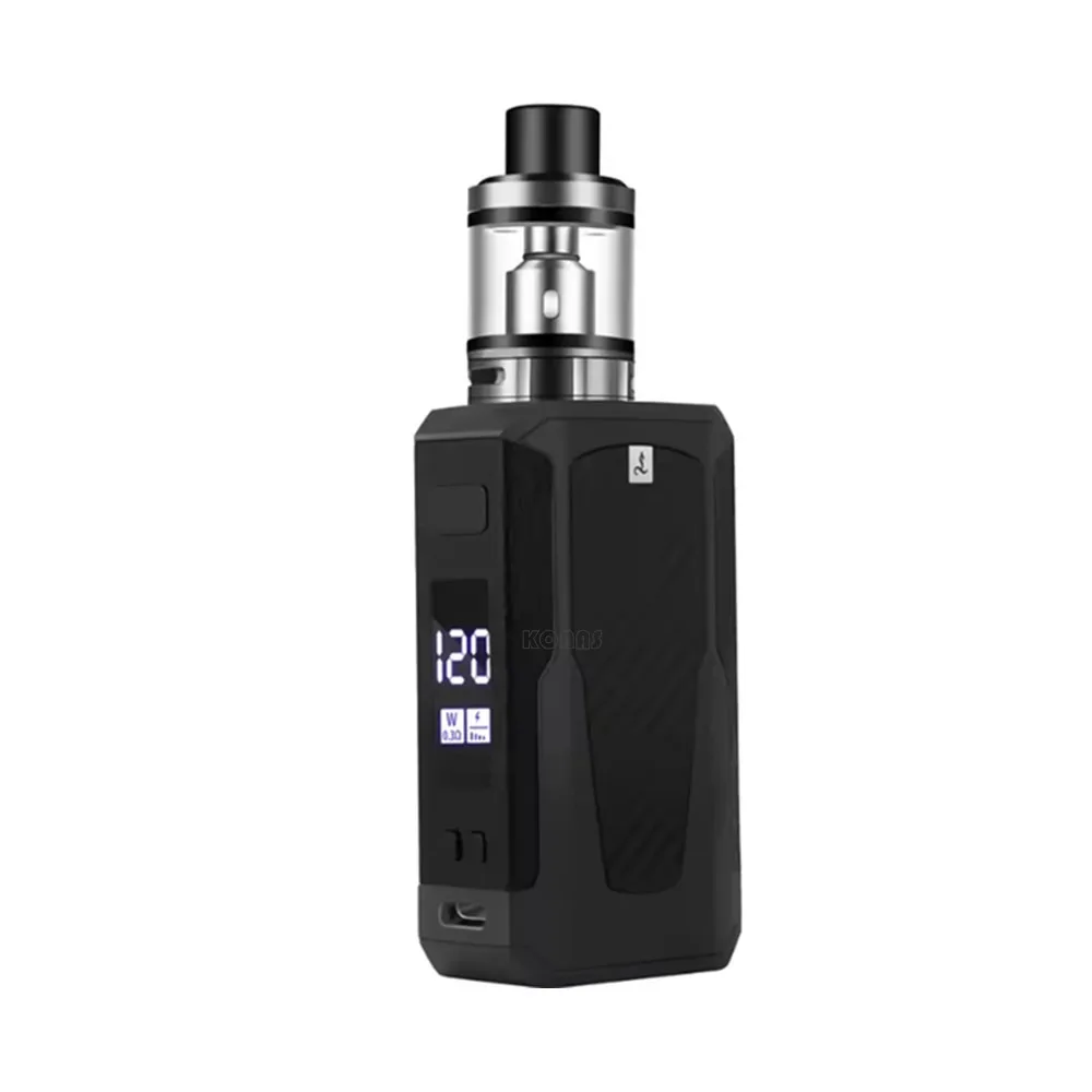120W E-Cigarettes Vape Mod Box Kit 2.5ml Tank Atomizer 1800mah Built-in Battery OLED Screen Big Smoke Vaporizer Vaper Device atomizer tank