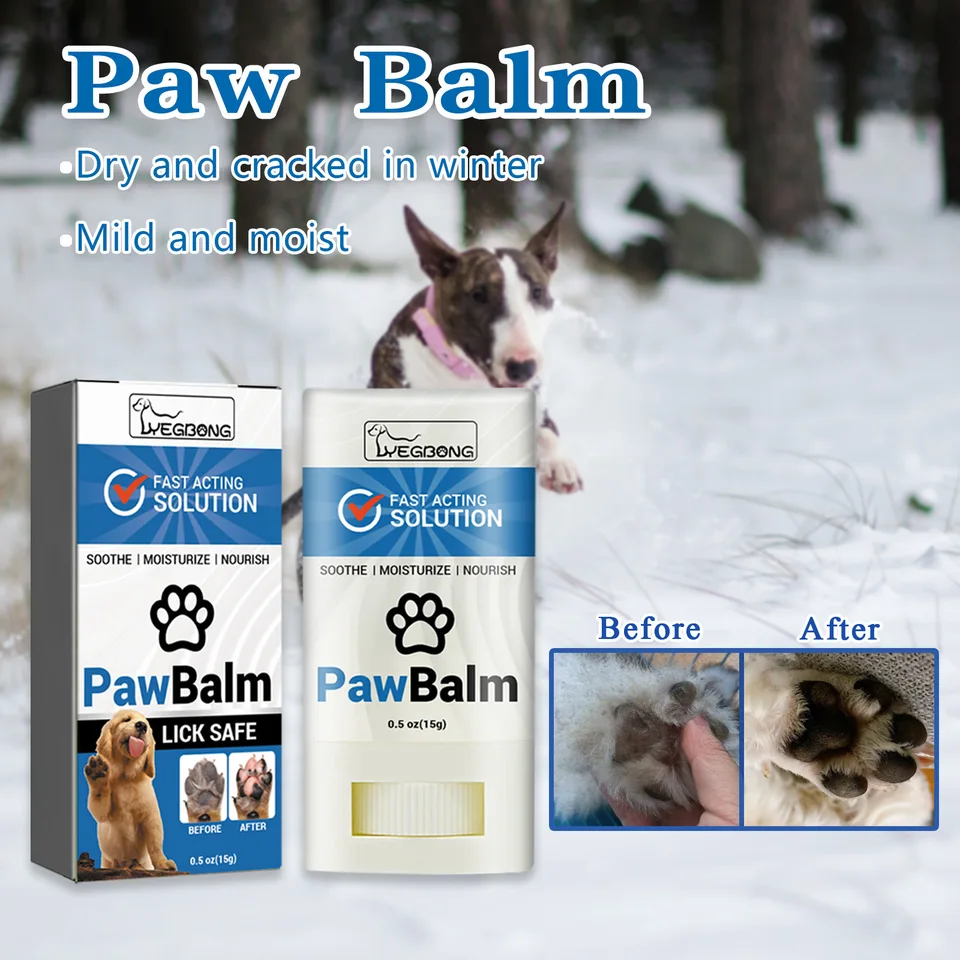 Dog Paw Balm Kitten Foot Moisturizing Paw Soother Protection Dry