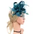 2023 New Tea Party Flower Fascinators Kentucky Headband Derby Hat Wedding Cocktail Feathers Ribbon Fascinator Hats for Women 7