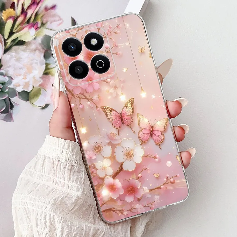 Fashion Butterfly Shockproof Silicone Back Cover