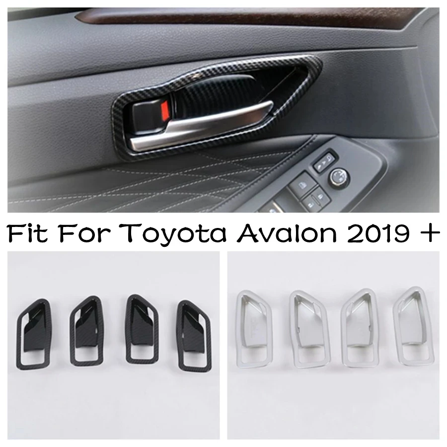 

Car Inner Door Handle Bowl Frame Cover Trim For Toyota Avalon 2019 - 2023 Carbon Fiber / Matte / Wood Grain Accessories Interior