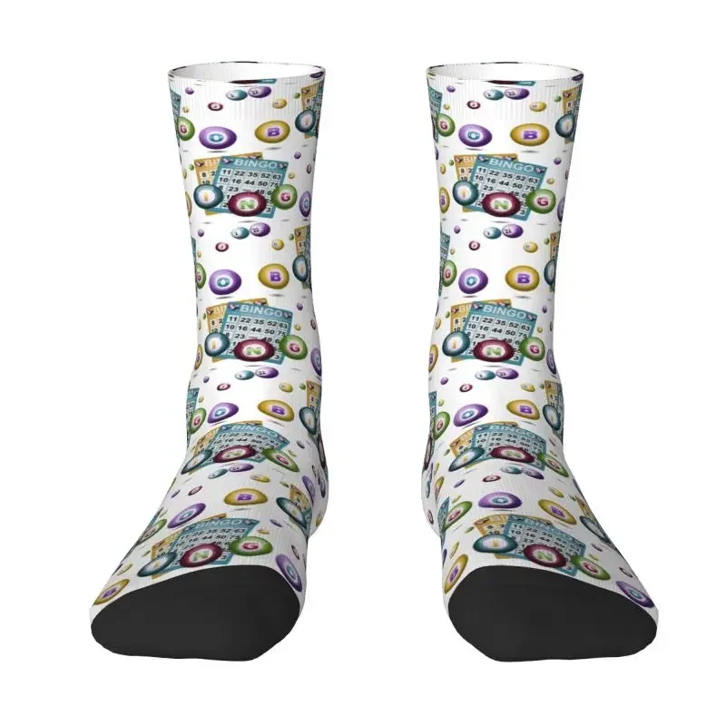 

Men's 3D Printed unisex socks, Hot Game Bingo Crew, Cool