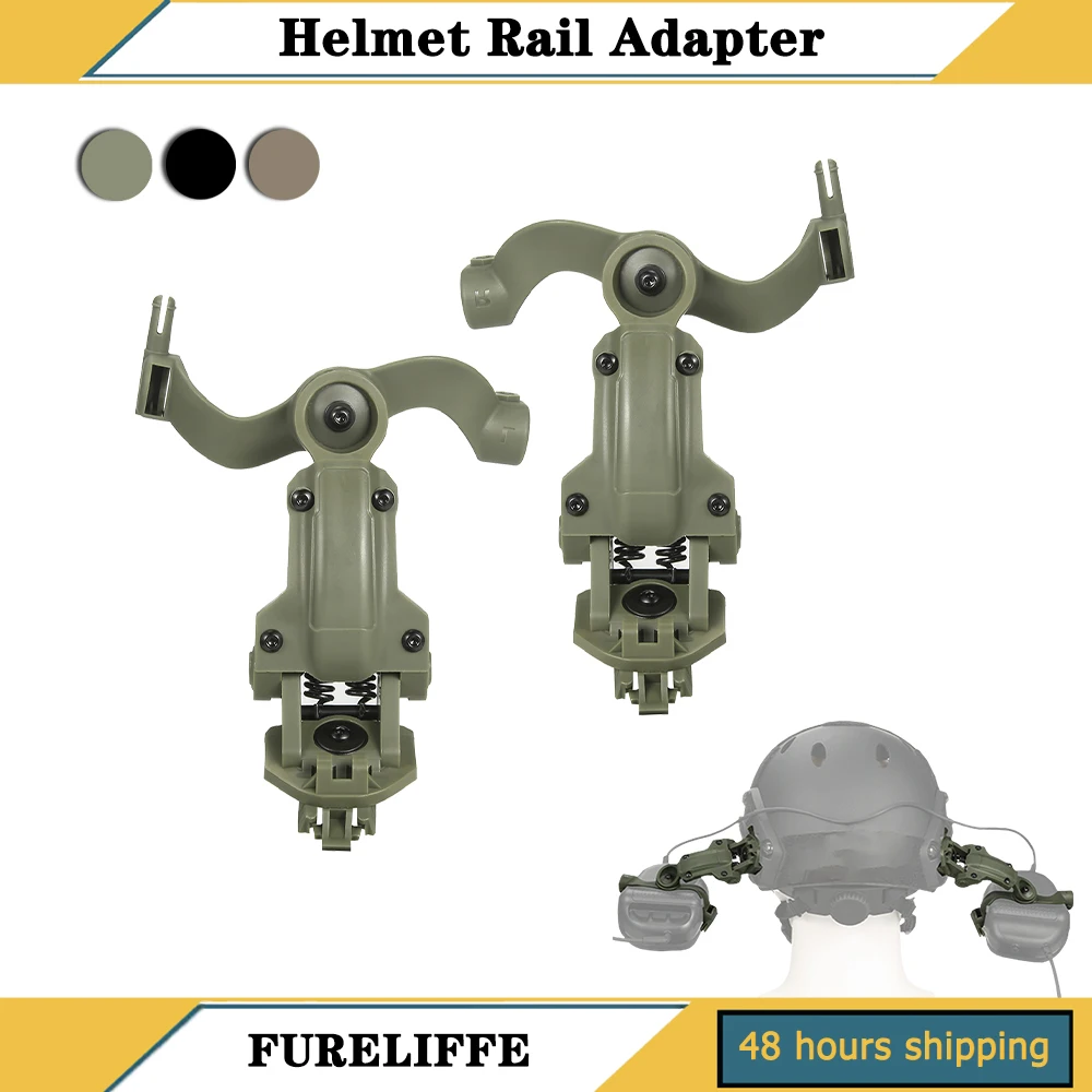 Tactical Helmet ARC Rail Adaptor Accessorios Fit for EARMOR M31,M32,M32H/Walker's Razor/Howard Leight Honeywell/F1 Headset