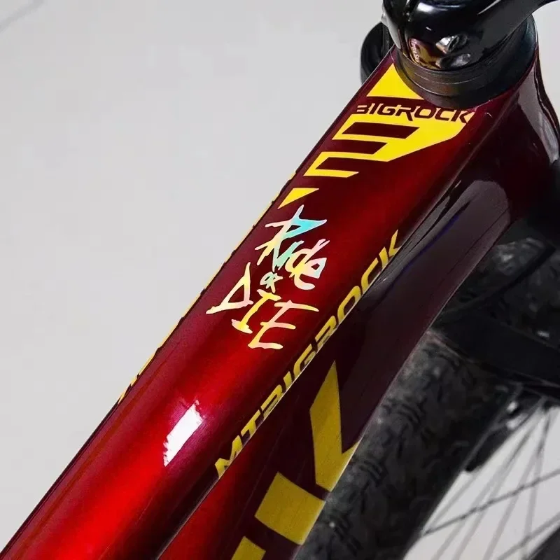 Durable Waterproof Top Tube Bike Decoration Stickers
