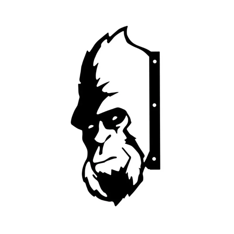 

Farm Peeping Orangutan Garden Stake Garden Decor for Outside Lawn Outdoor Decor