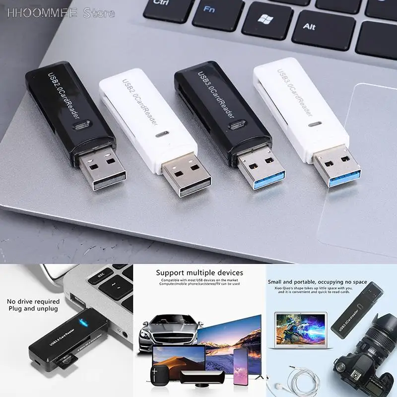 USB Card Reader 3.0 2.0 TF SD Card Reader 2 in 1 Cardreader Micro SD Adapter PC Laptop Smart Memory 1pc card reader sd card reader
