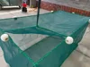 Fish Net Cage Netting Fish Breeding Cage with/no Cover Crayfish Network Stake Net Pond Fish Farming Aquaculture Small Mesh 4