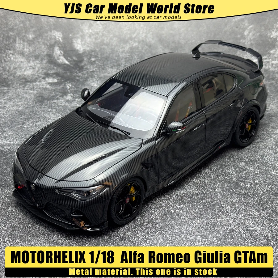 MOTORHELIX 1/18 scale New Alfa Romeo Giulia GTAm Car model Metal