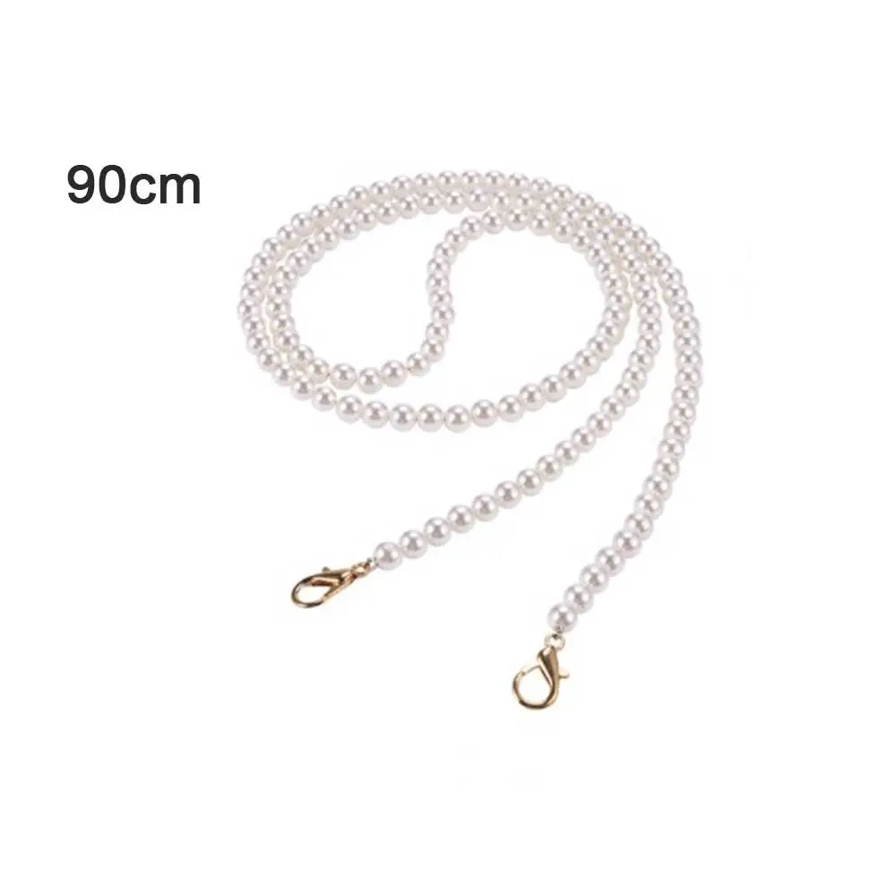 

Durable Fashion Bag Parts Long Handbag Accessory Replacement Beaded Tote Chain Purse Handle Pearl Bag Chain Pearl Bag Strap