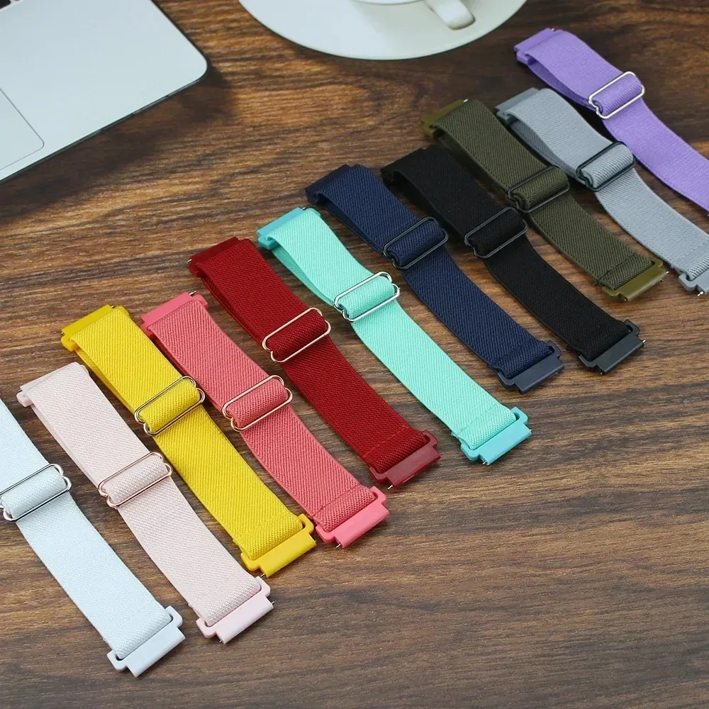 Breathable Nylon Wristband, 20/22mm Adjustable Strap