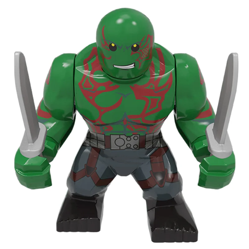 thumbnail image 1 of Bloques de construcción de Disney, minifiguras, gran duende, Spiderman, Iron Man, Venom, Capitán Hawk, Deadpool, armadura técnica, ciudad, juguetes de regalo, 1 of 5